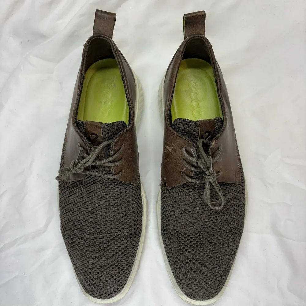 Ecco‎ Men's St.1 Hybrid Lite Mesh Summer Derby Oxford Brogue Shoes US 10-10.5/44